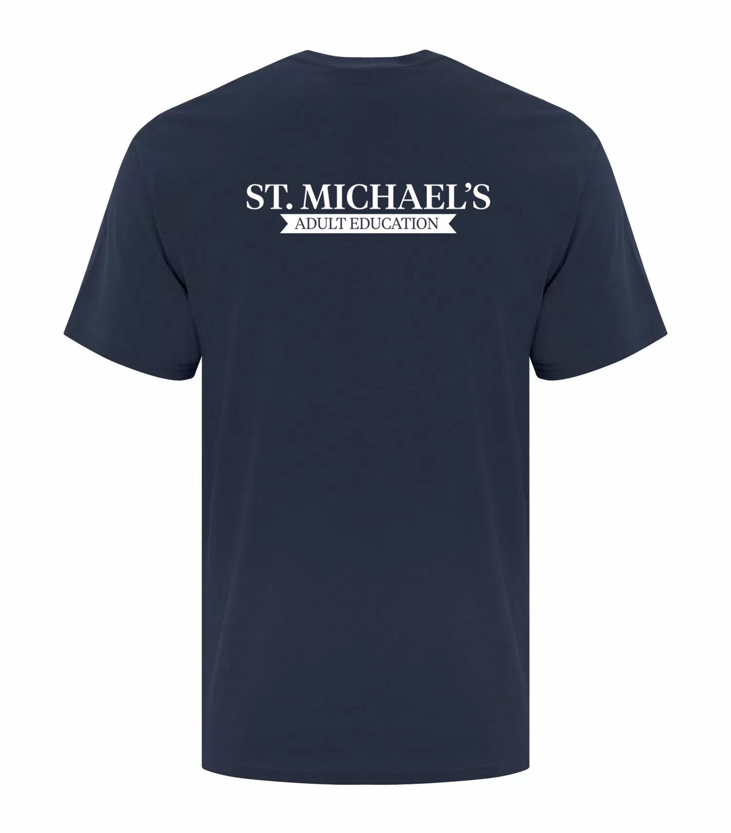 EVERYDAY COTTON SHORT SLEEVE TEE - ST.M | nvy/wht