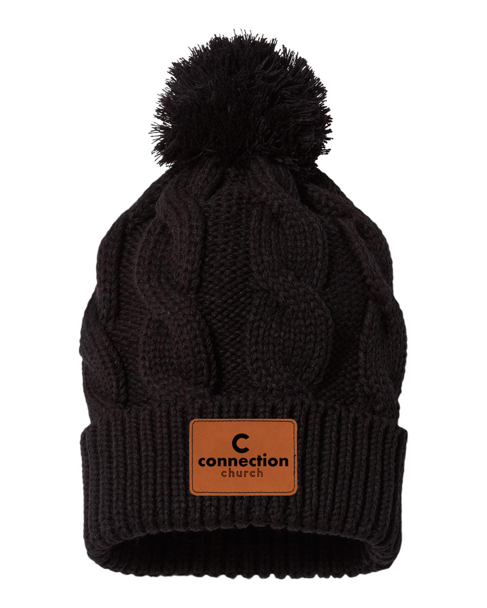 CHUNKY TWIST POM TOQUE