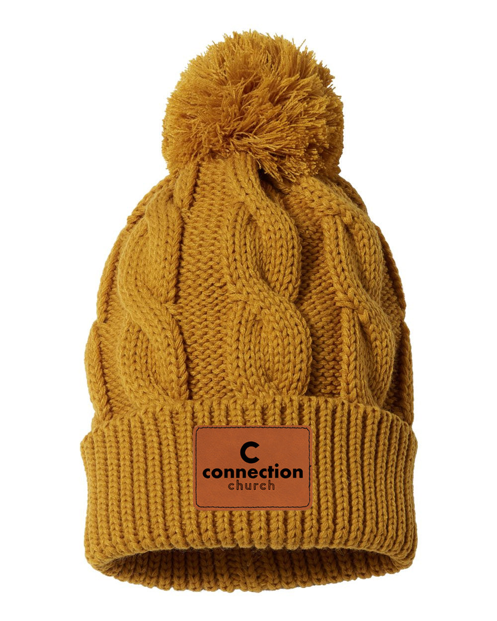 CHUNKY TWIST POM TOQUE