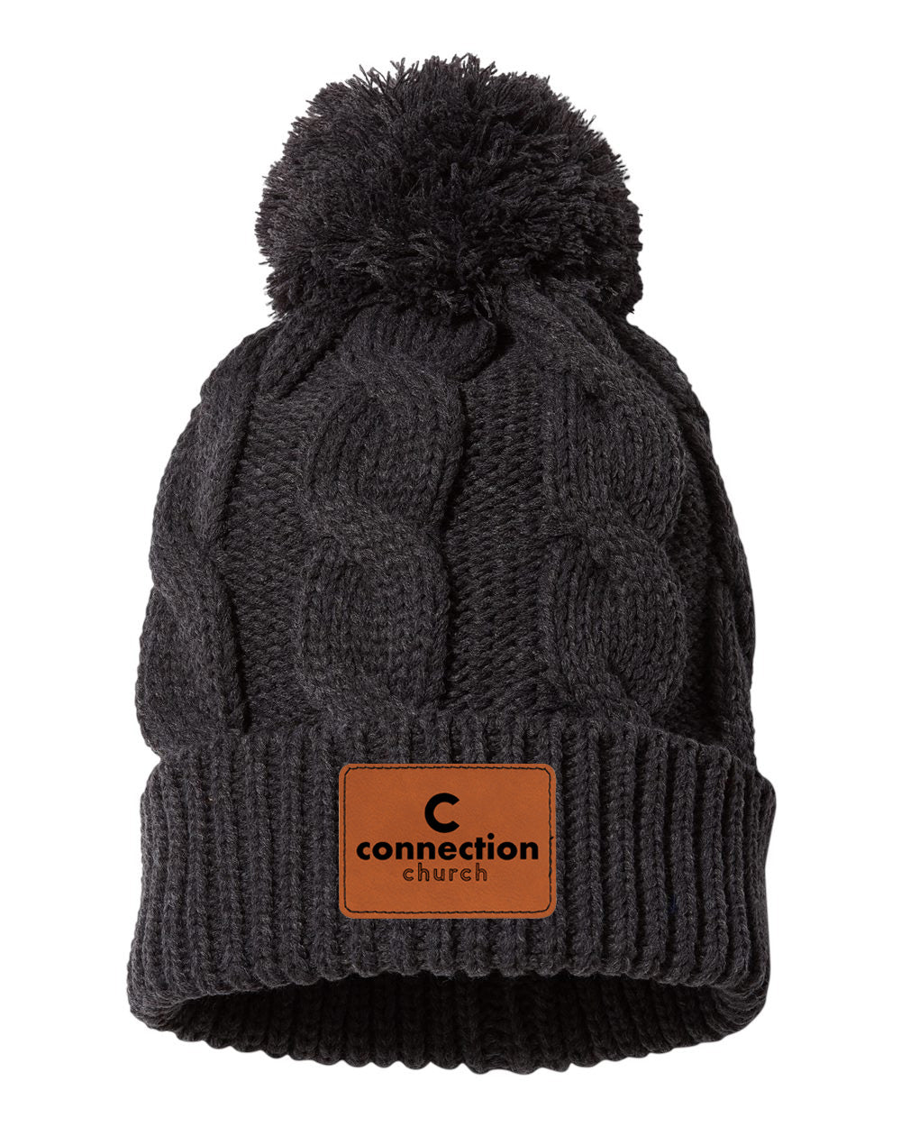 CHUNKY TWIST POM TOQUE