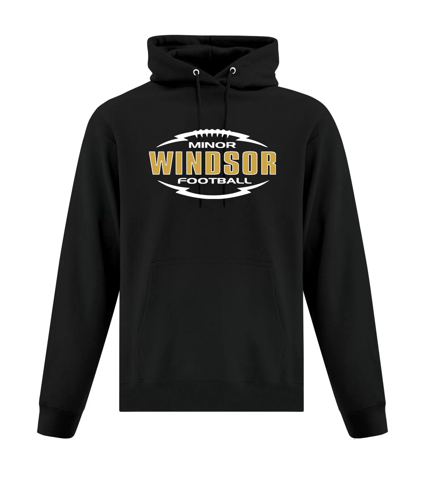 COTTON PULLOVER HOODIE | WMFA (blk)