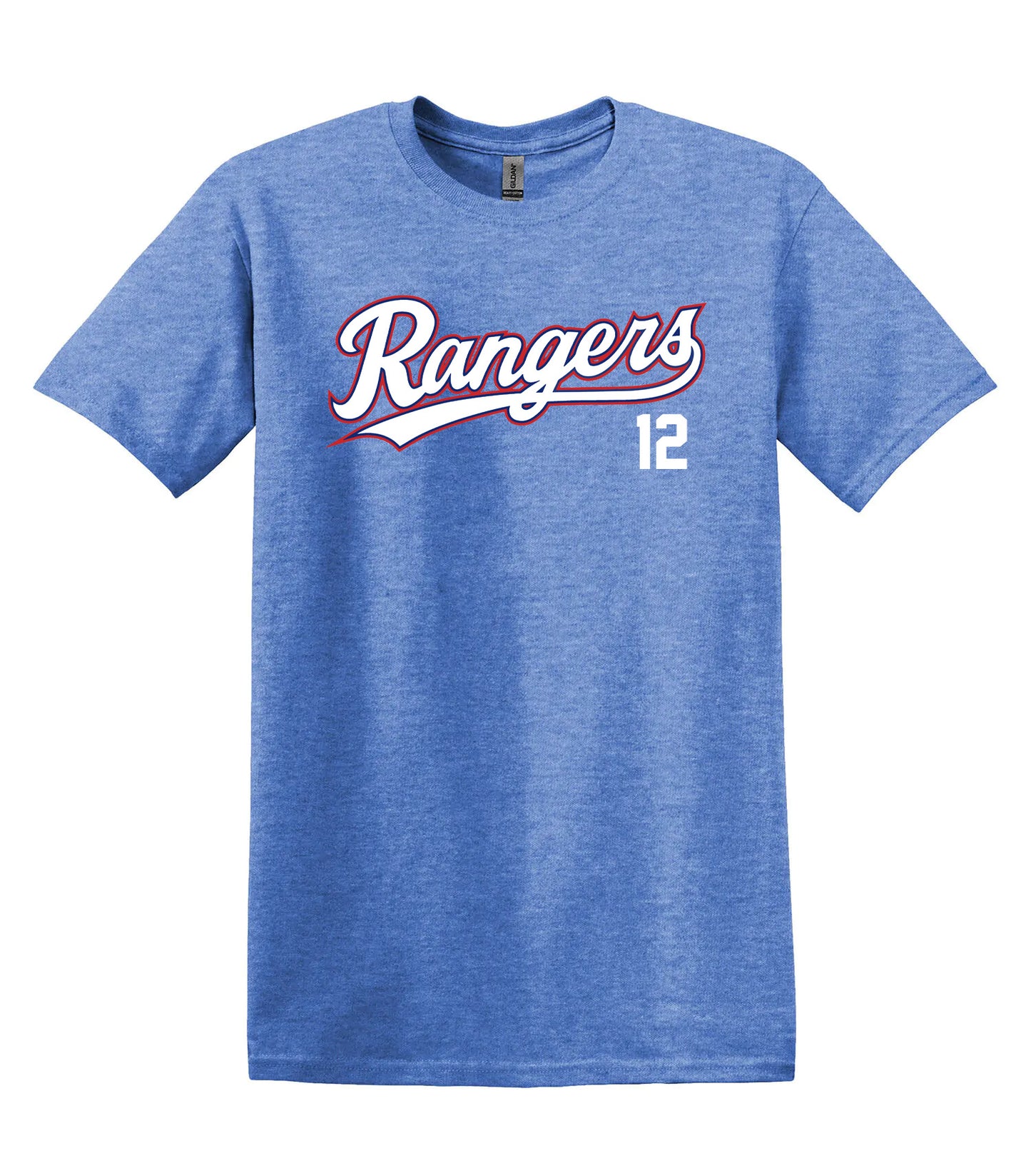 SOFTSTYLE TEE | HEATHER BLUE