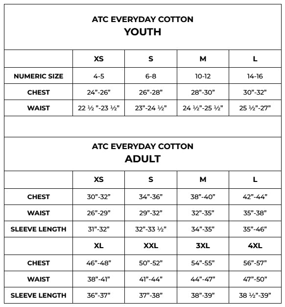 EVERYDAY COTTON LONG SLEEVE TEE - WMFA (blk/wht)
