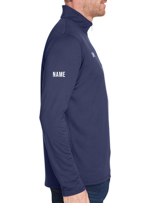 UNDER ARMOUR TEAM TECH HALF ZIP