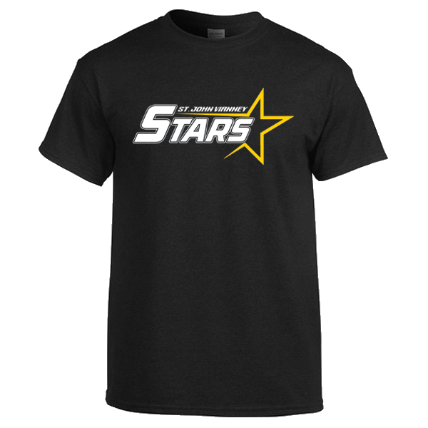 COTTON SHORT SLEEVE TEE - SJV (blk)