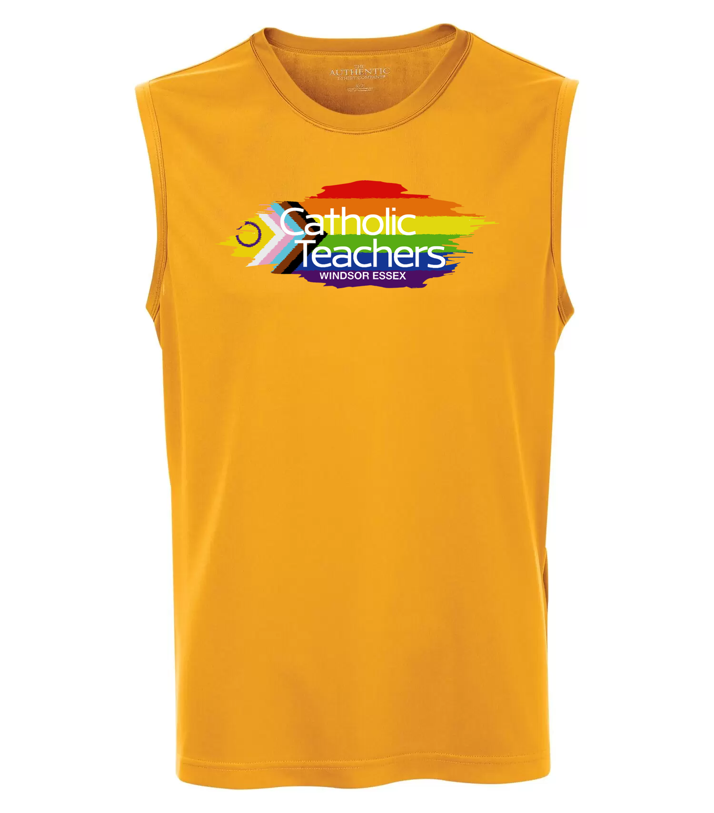 SLEEVELESS TEE | GOLD