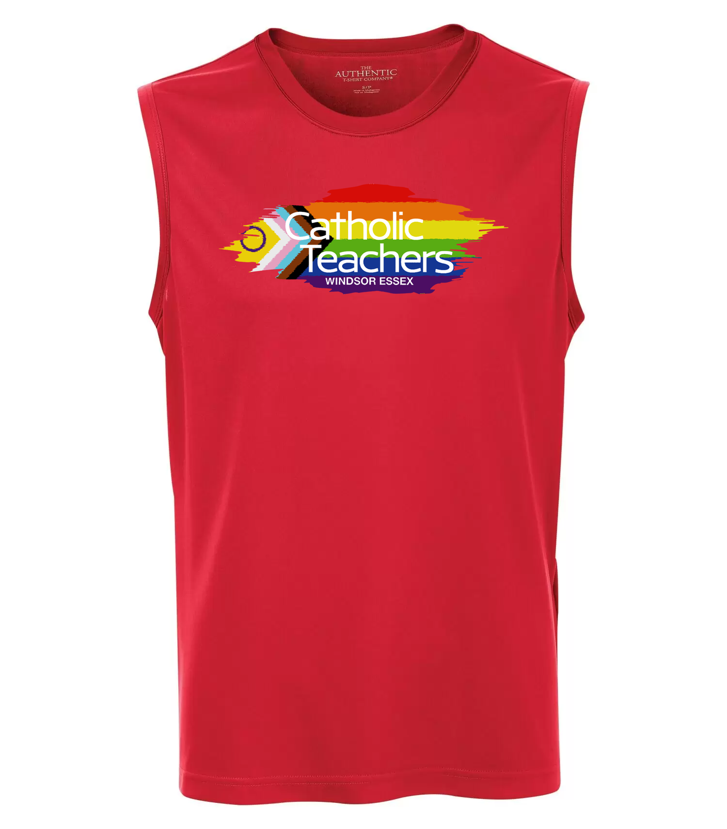 SLEEVELESS TEE | RED