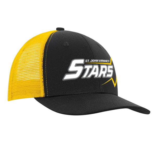 Snapback Trucker Hat - SJV | blk + ylw