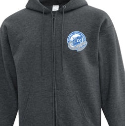 COTTON FULL ZIP HOODIE - CENTRAL PS