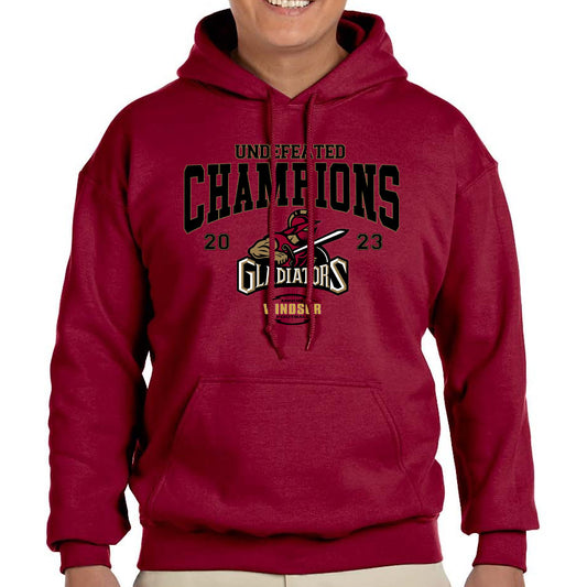 COTTON PULLOVER HOODIE - 2023 CHAMPS