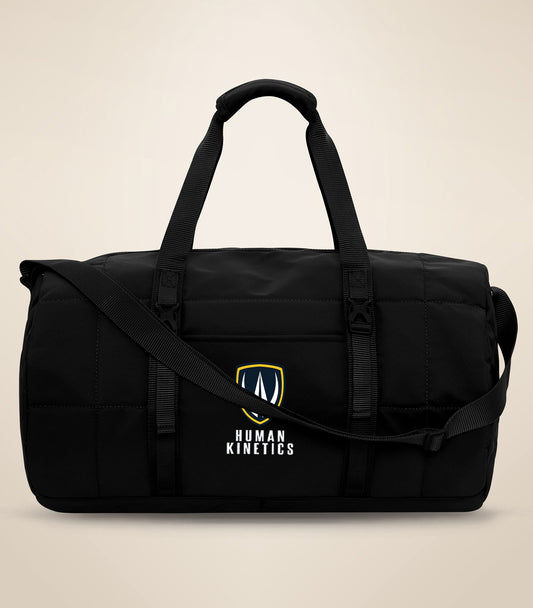 QUILTED BARREL DUFFEL