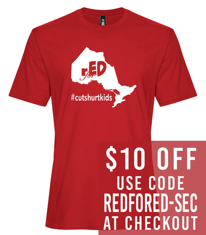 RED FOR ED - OECTA SECONDARY | SOFTSTYLE TEE