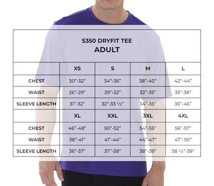 DRYFIT SHORT SLEEVE TEE - CENTRAL PS