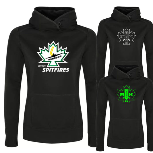LADIES' DRYFIT PULLOVER HOODIE
