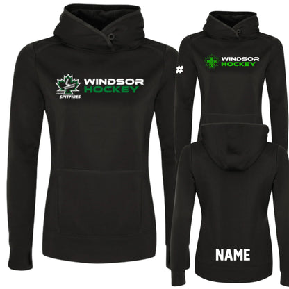 LADIES' DRYFIT PULLOVER HOODIE | WINDSOR HOCKEY