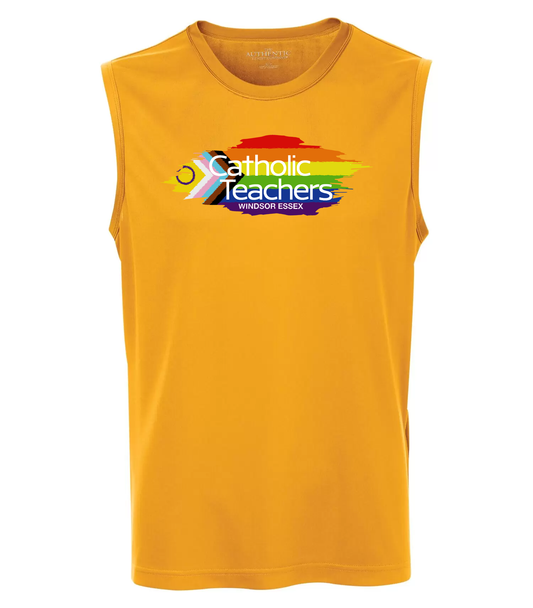 SLEEVELESS TEE | GOLD