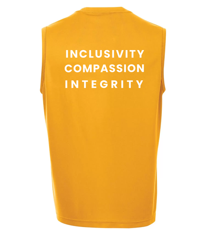 SLEEVELESS TEE | GOLD