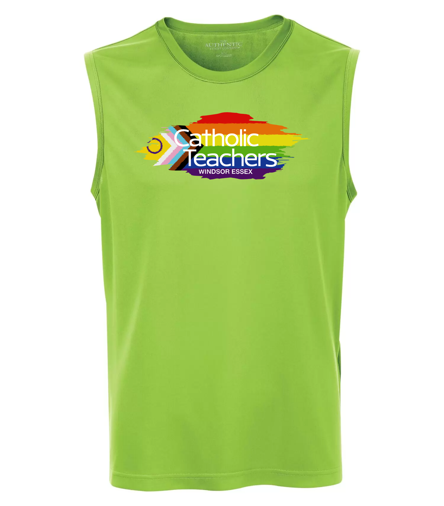 SLEEVELESS TEE | LIME GREEN