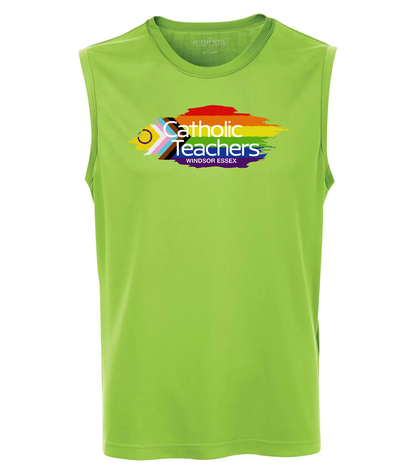SLEEVELESS TEE | LIME GREEN