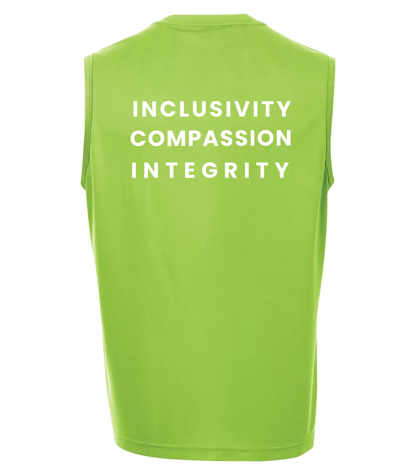 SLEEVELESS TEE | LIME GREEN
