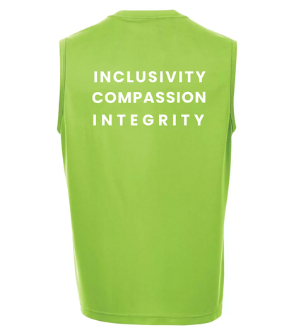 SLEEVELESS TEE | LIME GREEN