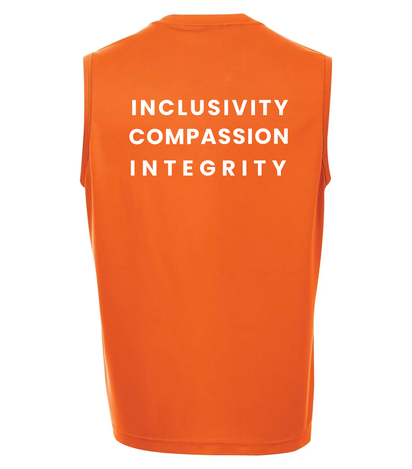 SLEEVELESS TEE | ORANGE