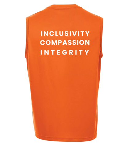 SLEEVELESS TEE | ORANGE