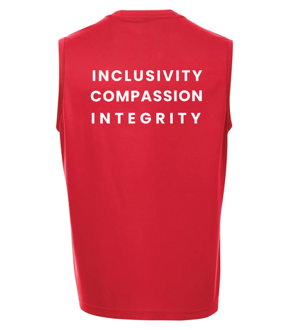 SLEEVELESS TEE | RED