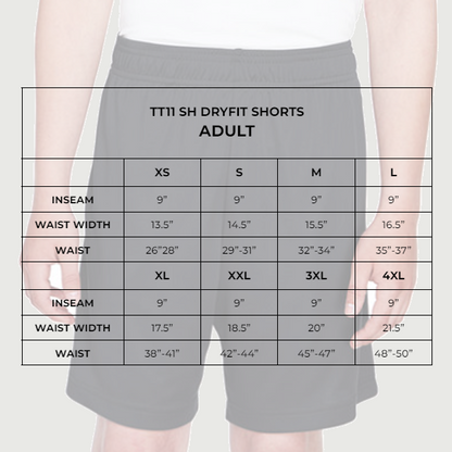 DryFit Performance Shorts - SJV | blk